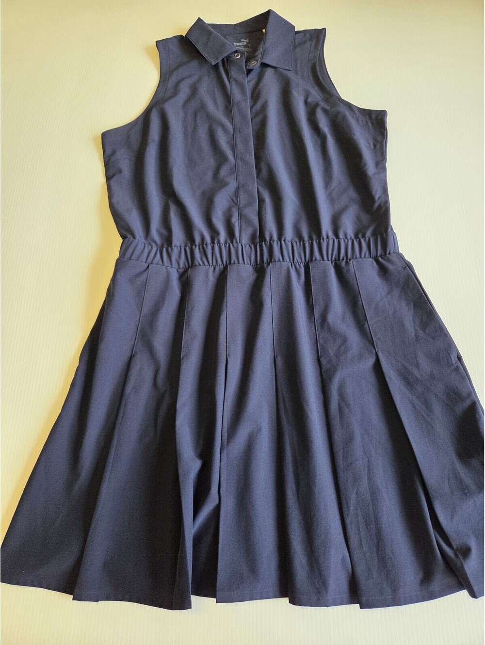 Puma Women's Sleeveless Navy Blue Polo Tennis Dress Size M